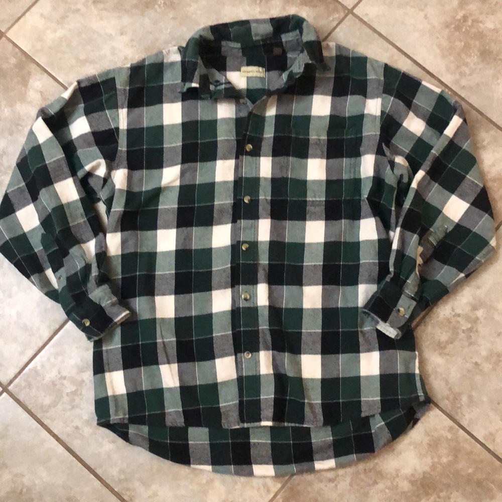 Hobbs Creek • Green Flannel Shirt